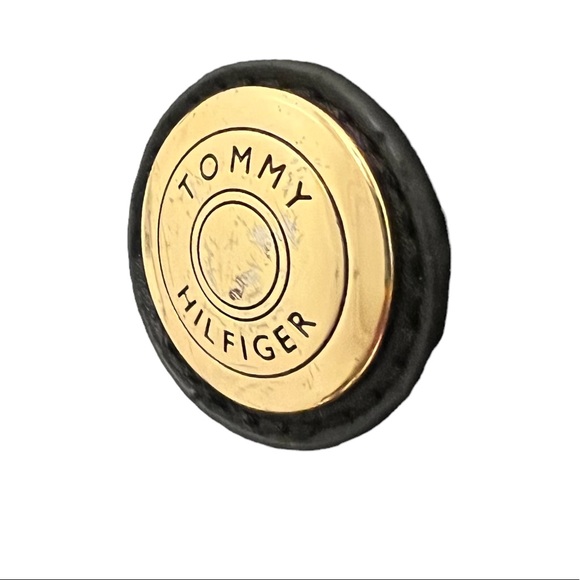 🍯 Tommy Hilfiger Purse black • simple • crossbody • minimalist • vintage • gold - Picture 6 of 7